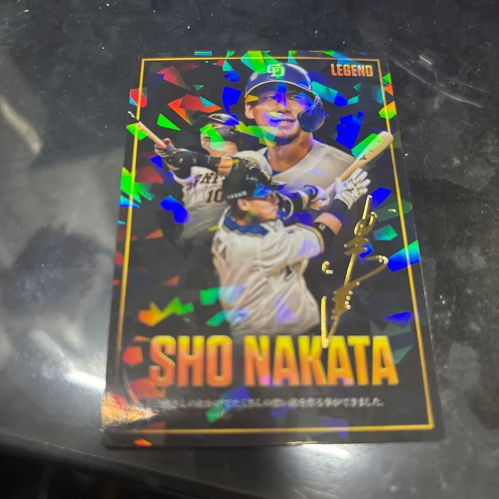 中田翔 LEGEND 金箔 サインカード プロ野球チップス 2026