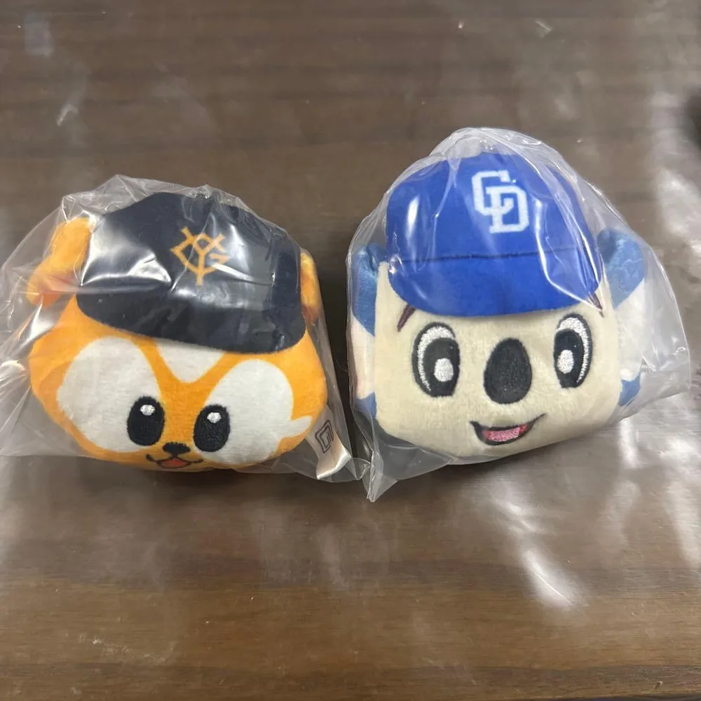 プロ野球マスコット フェイスぬいぐるみ セ・リーグ ドアラ、ジャビット