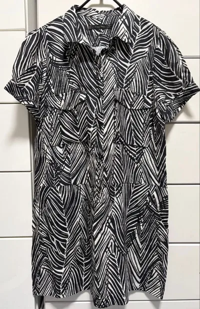 ZARA BASIC リネンシャツ ワンピース