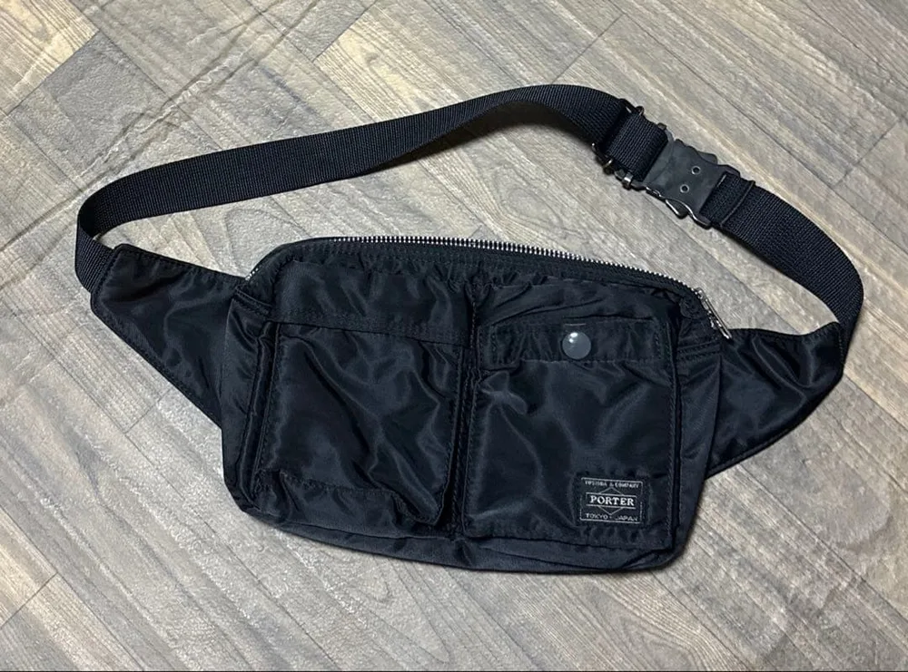 PORTER ボディバッグ ウエストポーチ ブラック