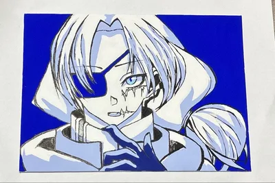 手描き アナログイラスト オリジナルキャラクター