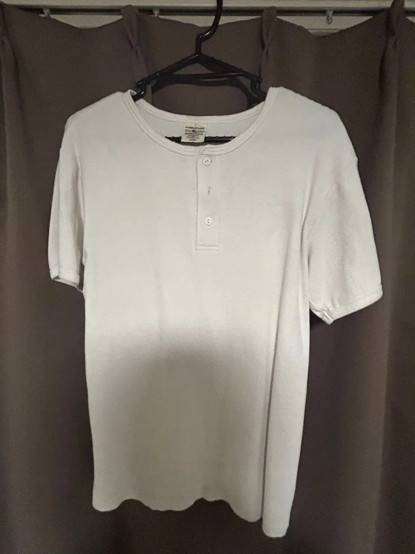 AVIREX USA ヘンリーネックTシャツ ホワイト