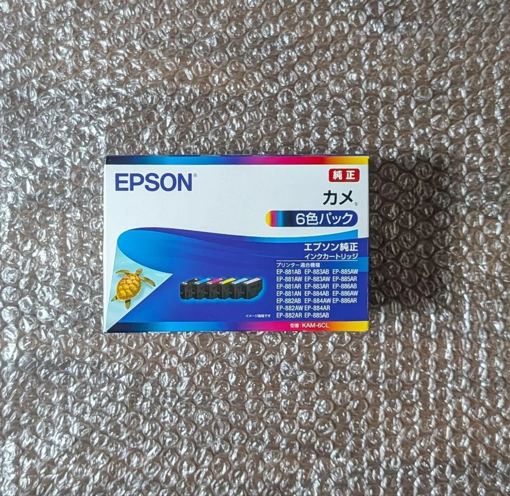 新品 エプソン カメ 純正 インクカートリッジ KAM-6CL
