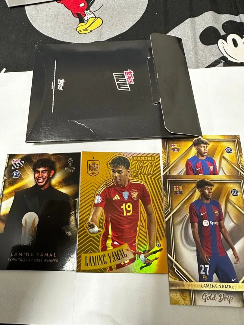 Lamine Yamal Rc Goldカード 4枚セット