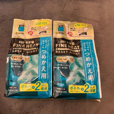 きき湯ファインヒート リセットナイト 500g 2点セット