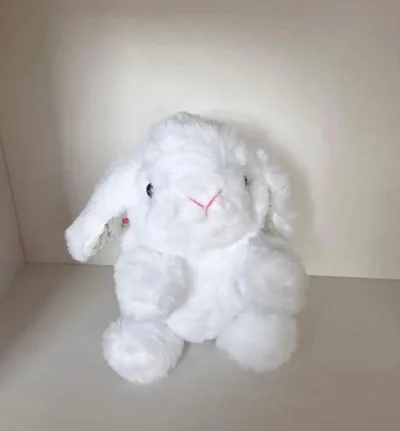 ハンドメイド 手作り ぬいぐるみ うさぎ 白 ホワイト 一点もの