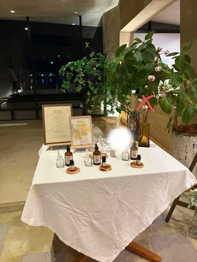 フレグランスセレモニー 香水 結婚証明書 ウェルカムスペース
