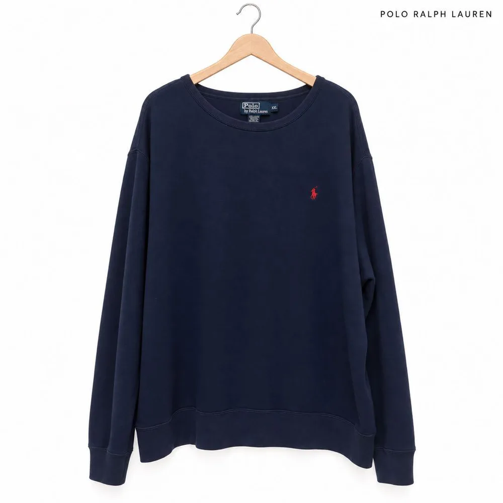 POLO RALPH LAUREN クルーネック スウェット ネイビー XXL