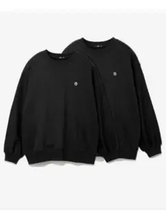 HARE ロゴビッグドルマンスウェット(WEB限定)ブラック M Black