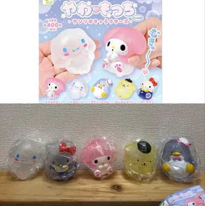 やわ もっち CLEAR クリア サンリオキャラクターズ 全5種 マスコット