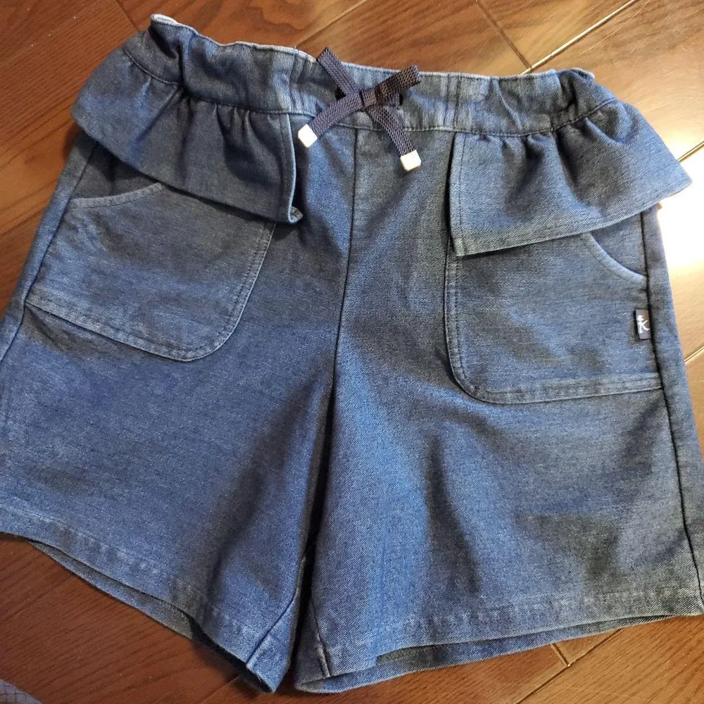 KUMIKYOKU デニム ハーフパンツ 130cm