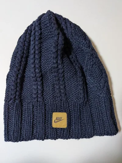 NIKE ニット帽 ネイビー
