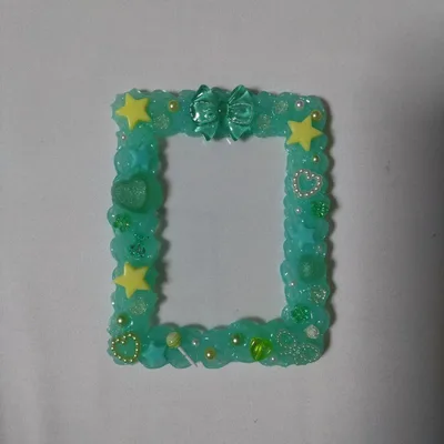 ハンドメイド 緑 黄色 トレカケース ホイップデコ