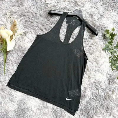 NIKE ナイキ タンクトップ ドライフィット 黒 L スポーツ
