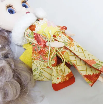 ネオブライス アウトフィット 和服 着物 5点セット ハンドメイド 服 帯