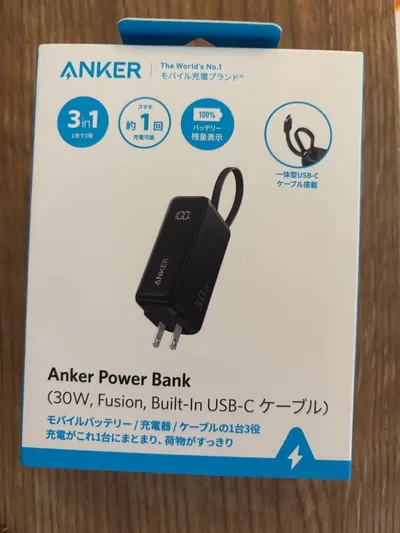 Anker Power Bank 30W Fusion 本体