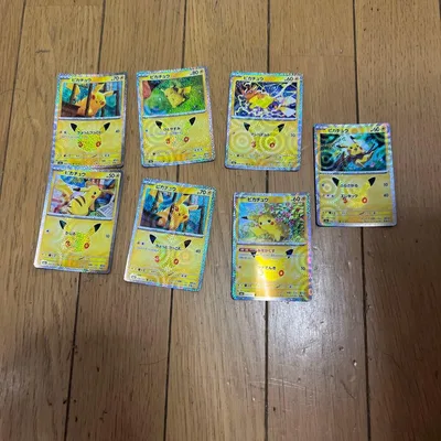 ポケモンカード ピカチュウ キラ 7枚セット
