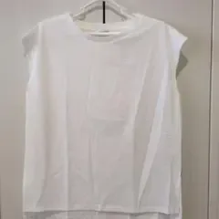 GLOBAL WORK ノースリーブ Tシャツ ホワイト L