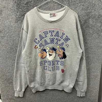 【F46】 CAPTAIN SANTA スウェット サイズM グレー 灰色