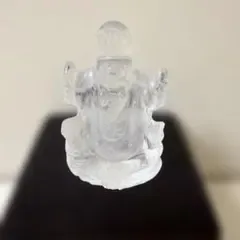 天然石 ガネーシャ 置物 クリスタル 水晶