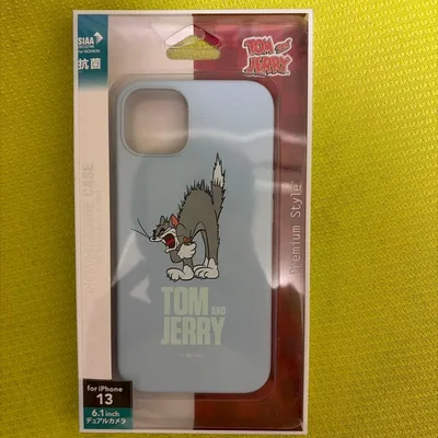 iPhone 13 ケース トムとジェリー 抗菌 スリム シリコン
