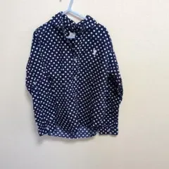 Coen キッズ 長袖シャツ ドット柄 130