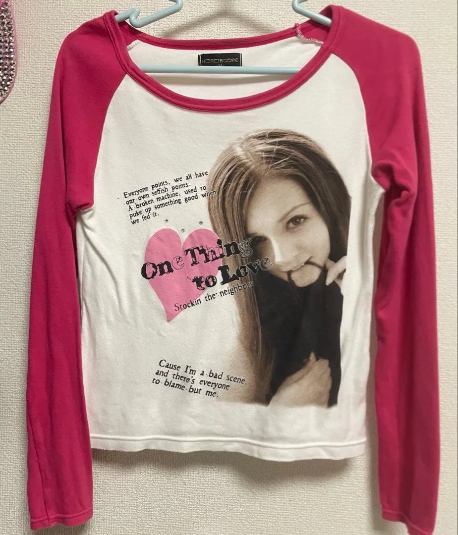 平成ギャル グランジy2k 00s ピチT レトロHOROSCOPE Tシャツ