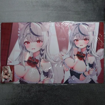 α1 ホロライブ 胸元&猫耳メイド 沙花叉クロヱ スリーブ&プレイマット
