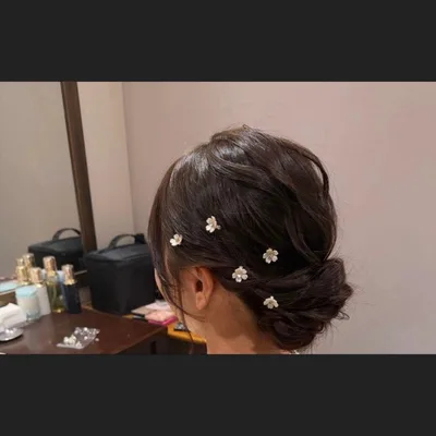 花のヘアアクセサリー 10個セット ブライダル