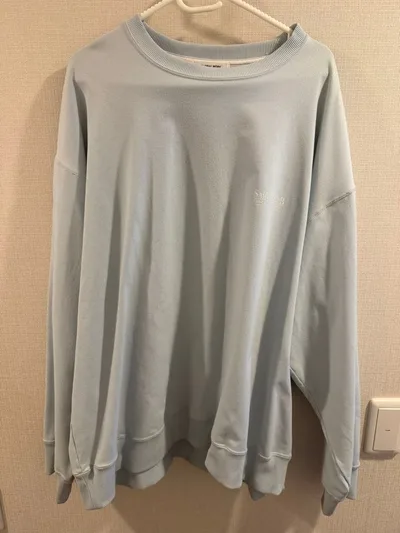 GLOBAL WORK スウェット トレーナー ライトブルー XL