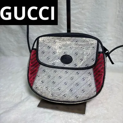 GUCCI GG ショルダーバッグ ブラウン ベージュ ロゴ 金具レザー