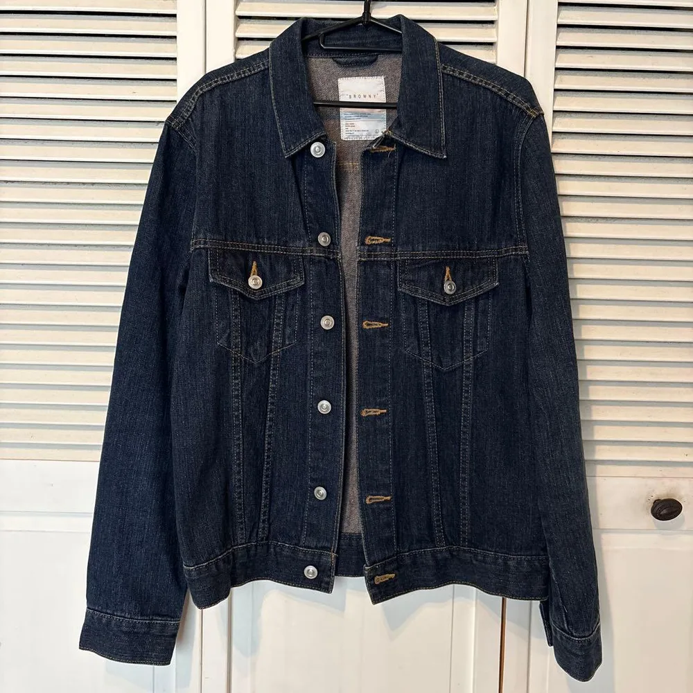 Good Condition BROWNY VINTAGE G Jean Denim Jacket