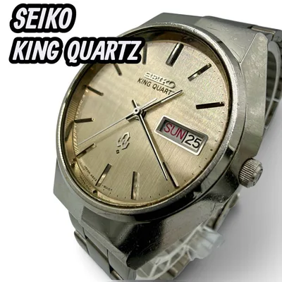 SEIKO キングクォーツ 4823-8010 デイデイト メンズ腕時計