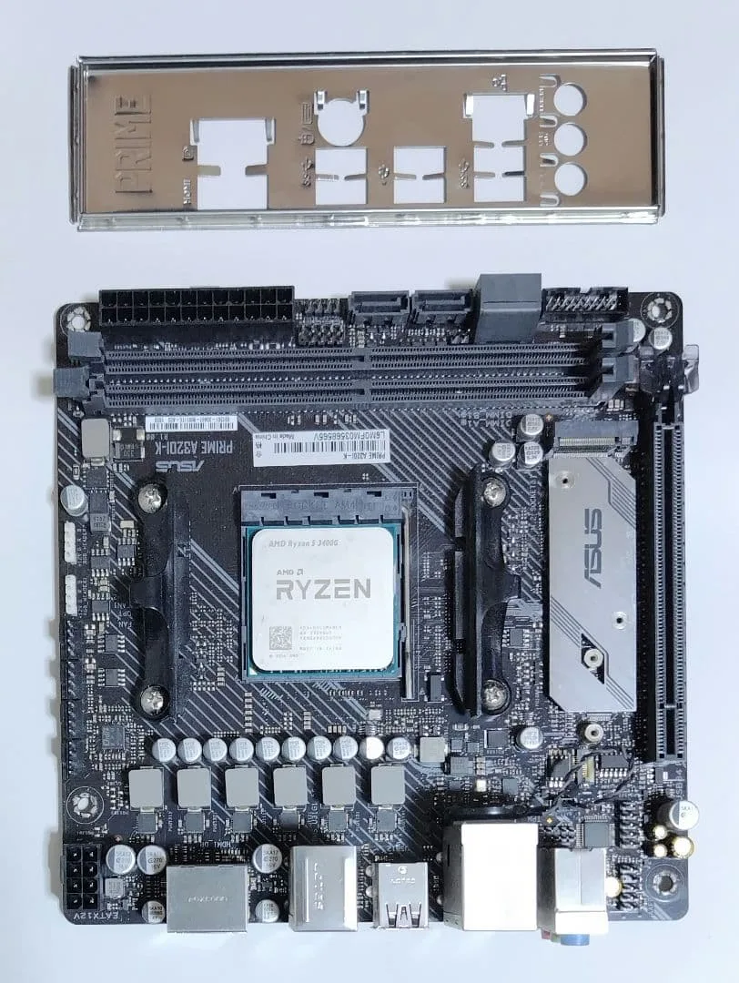 AMD Ryzen 5 3400G Mini-ITX マザーボード セット