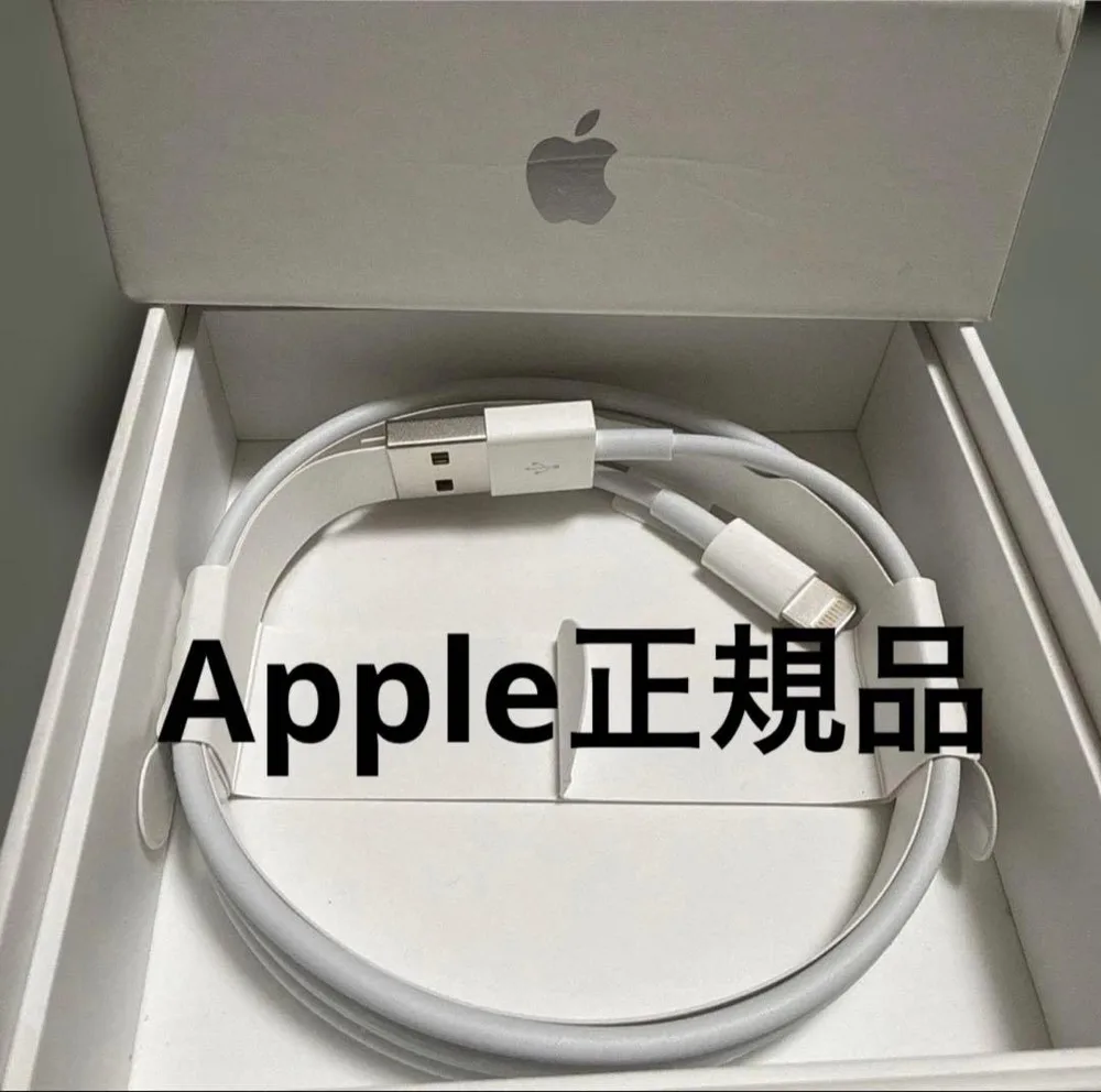 ライトニングケーブルiPhone純正品 Apple 正規品 5