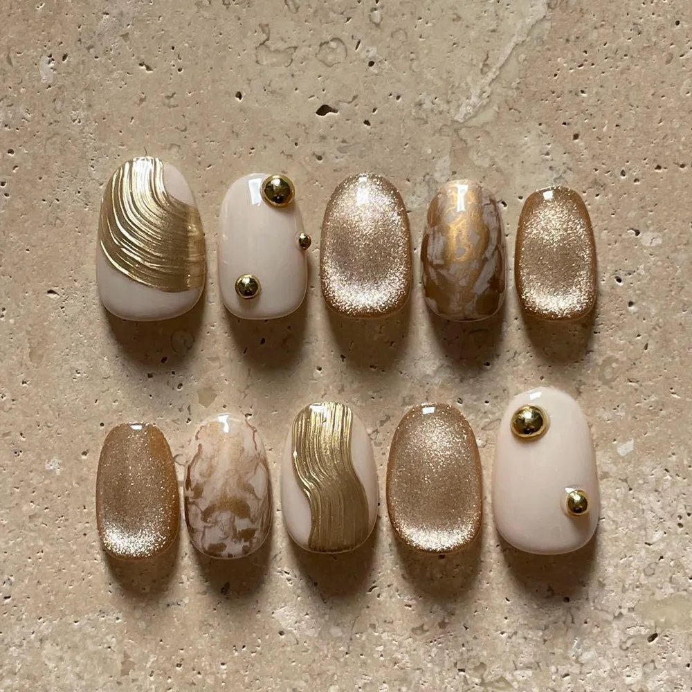 ネイルチップ ニュアンスネイル マグネットネイル 個性派ネイル 大人ネイル
