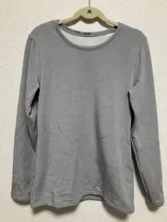 UNIQLO ヒートテックウルトラウォーム クルーネックT 長袖 グレー L