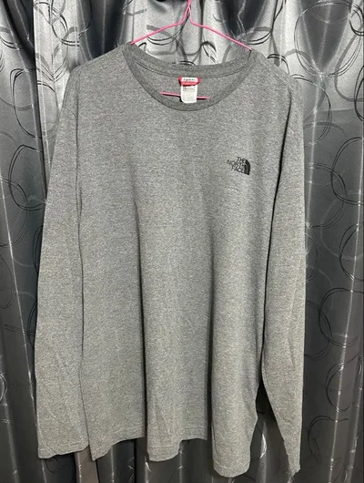 THE NORTH FACE 長袖シャツ グレー メンズ XL