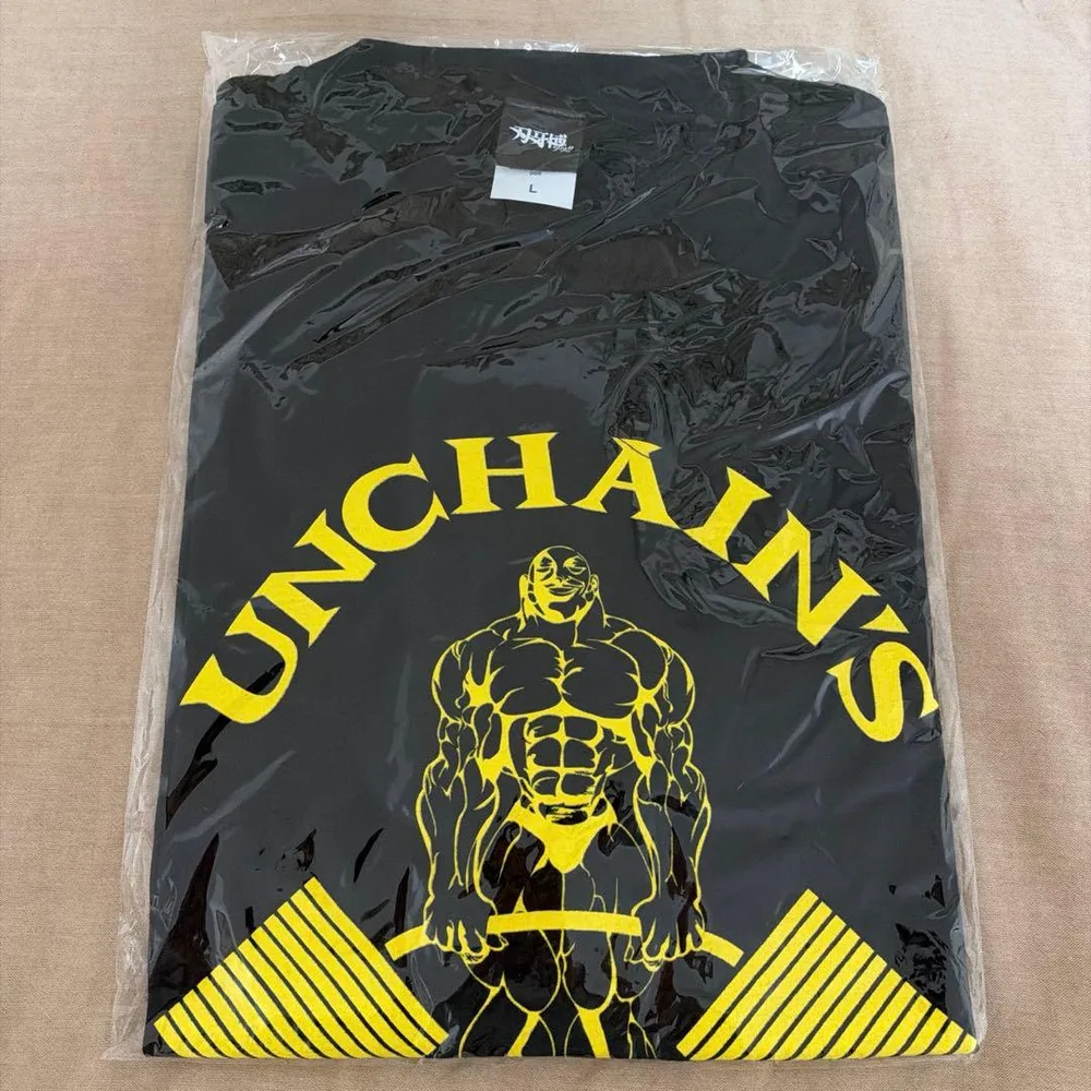 刃牙博 ビスケットオリバ Tシャツ Lサイズ 未開封
