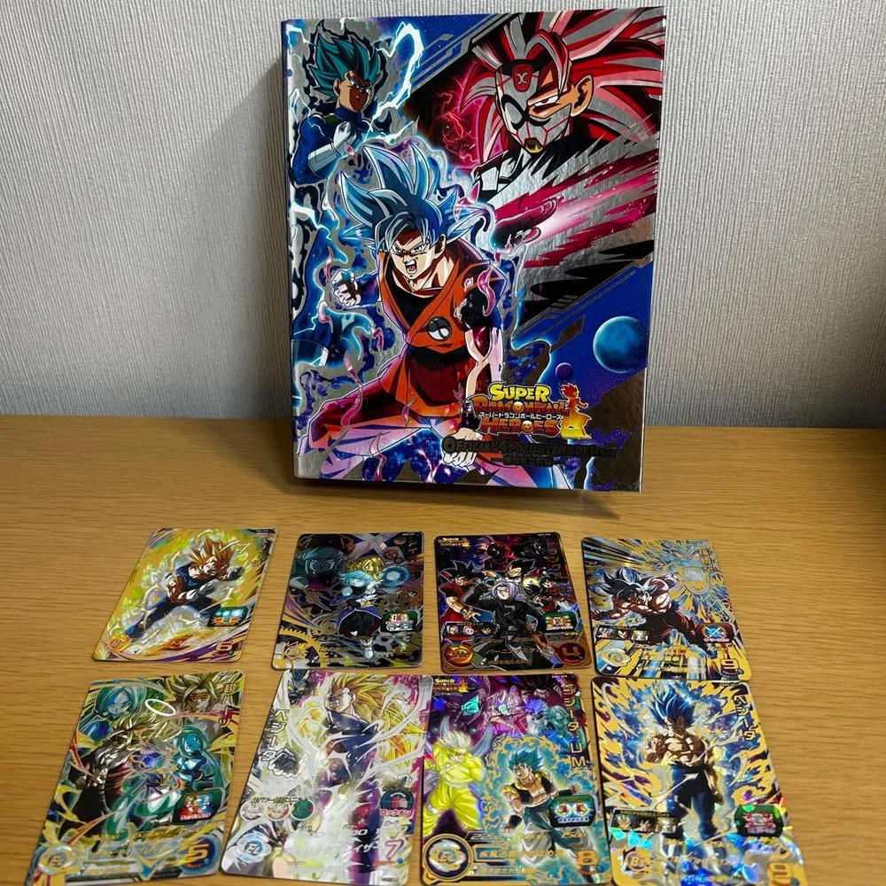 スーパードラゴンボールヒーローズ オフィシャル4ポケット バインダー+カード8種
