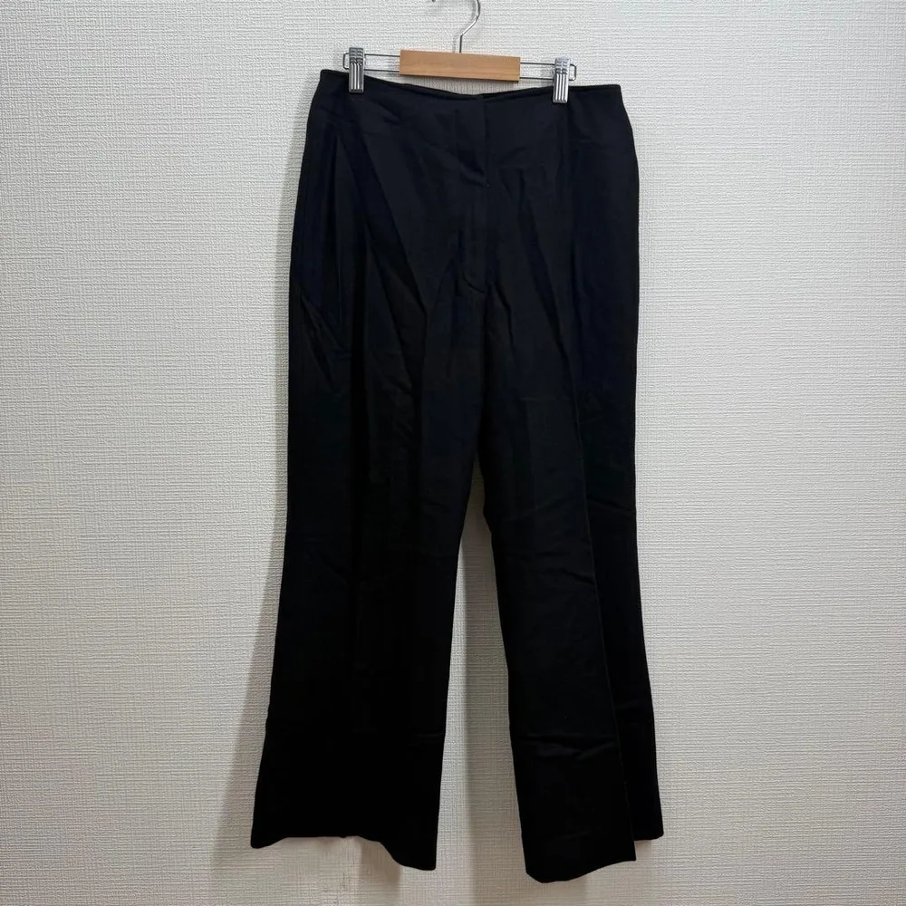 1186 Black DEPONIRT Flare Vintage Slacks