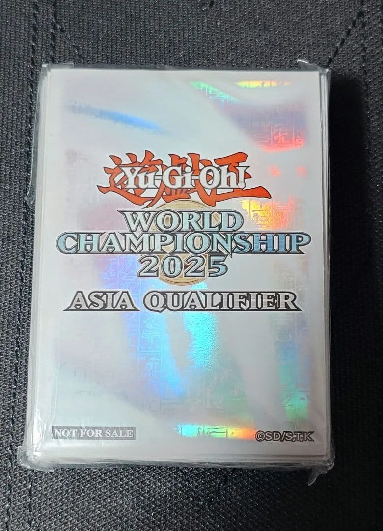 【遊戯王】WCQ2025スリーブ未開封新品パールホワイト