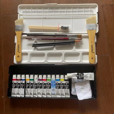 ターナー アクリルガッシュ 絵の具セット 筆・パレット付き