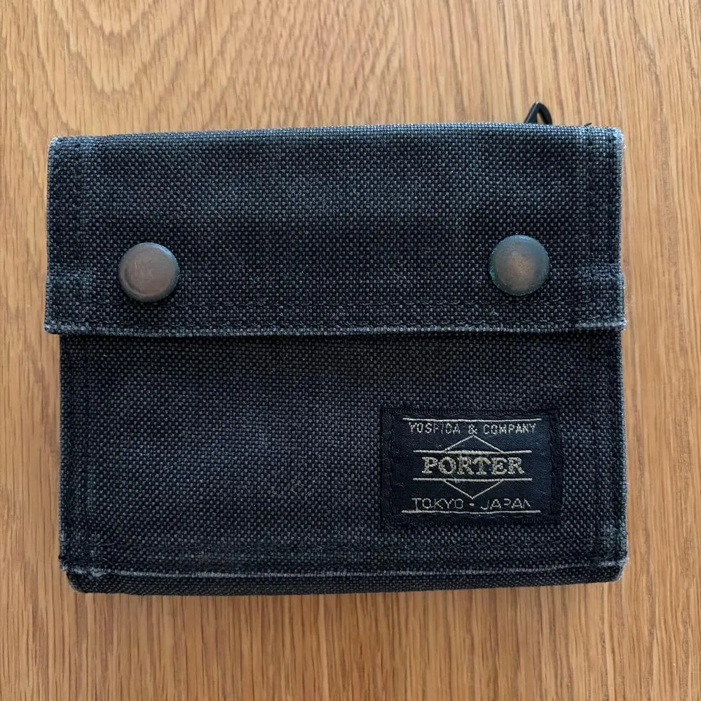 【即日発送可】PORTER 二つ折り財布 ブラック