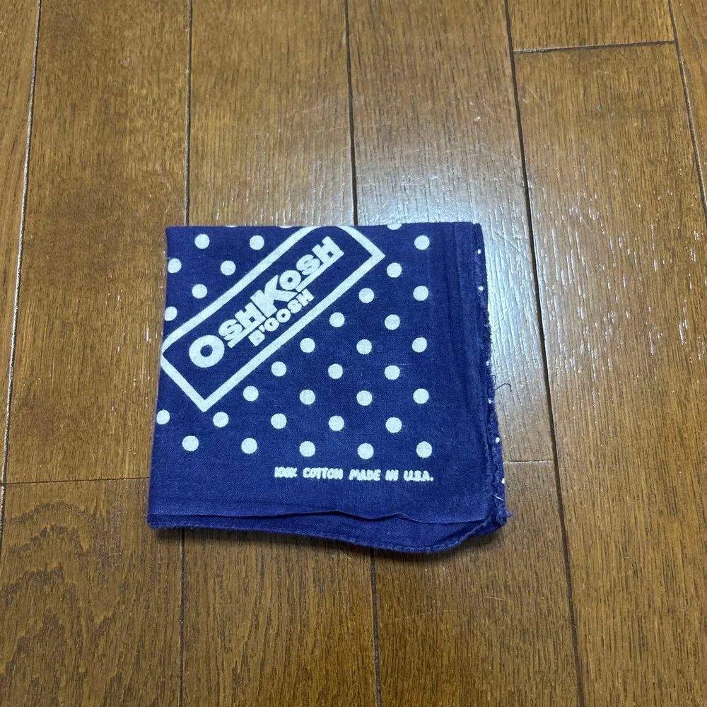 USA製/アメリカ製/バンダナ/OSHKOSH/オシュコシュ/ヴィンテージ