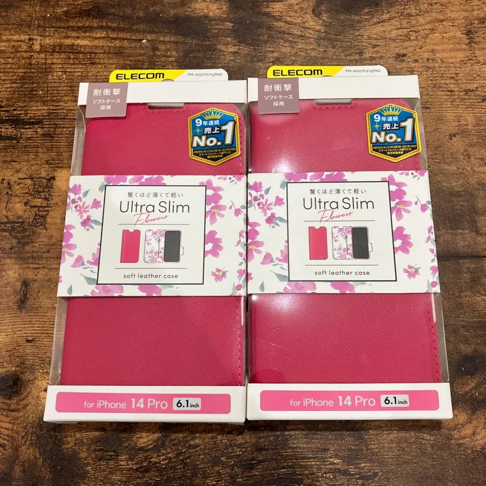 ELECOM iPhone 14 Plus 手帳型ケース 2個