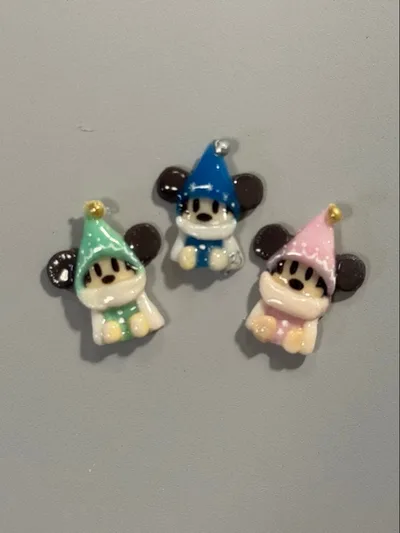 クリスマス 3Dネイルパーツ 3点セット リルリンリン