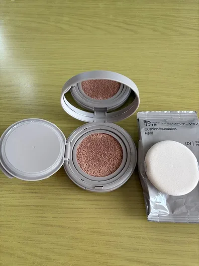 MUJI ピンクナチュラル クッションファンデーション