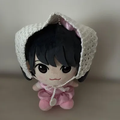 ぬいぐるみ用 ハンドメイド バブーシュカ 白 人形は付きません