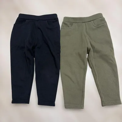 裏起毛パンツ 2枚セット 95cm